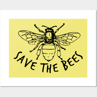 save the bees Posters and Art